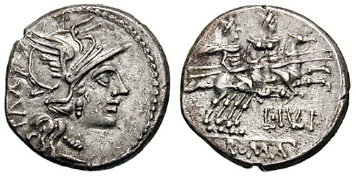 julia roman coin denarius